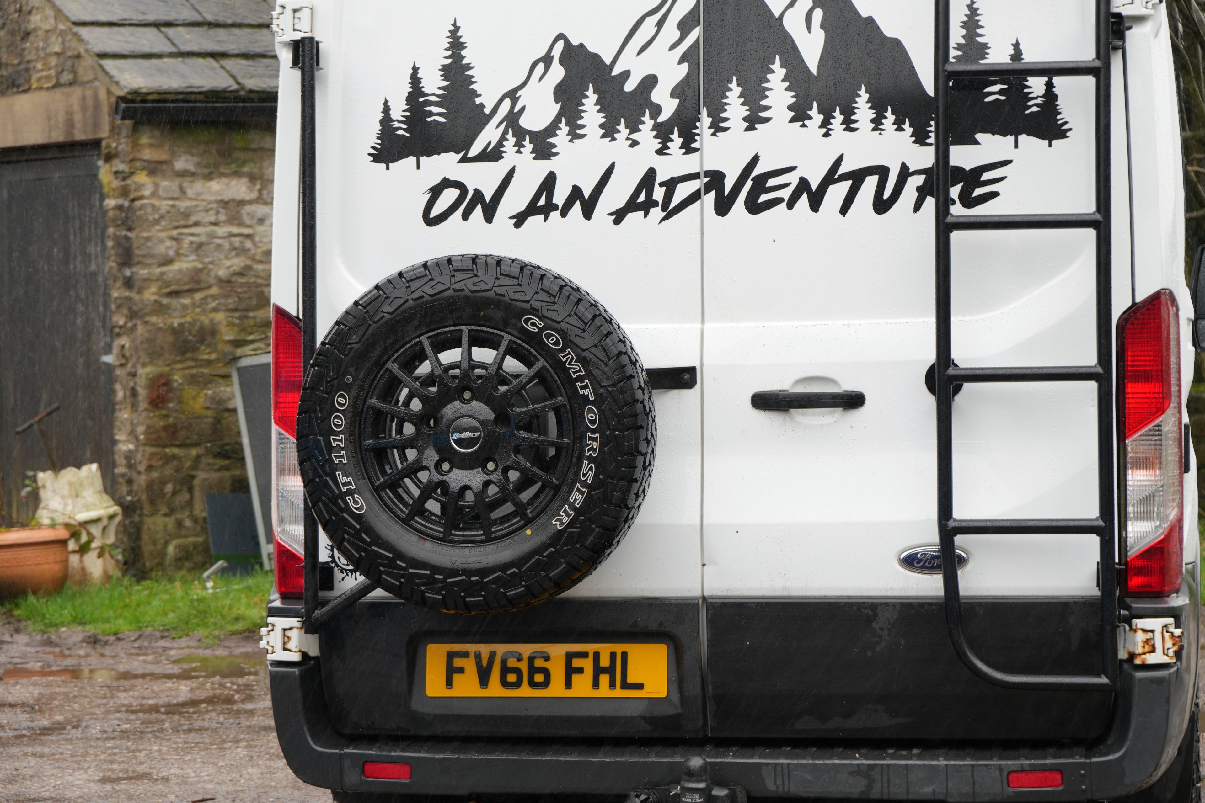 Spare wheel | tyre Carrier - Fits Transit MK8 & MK9