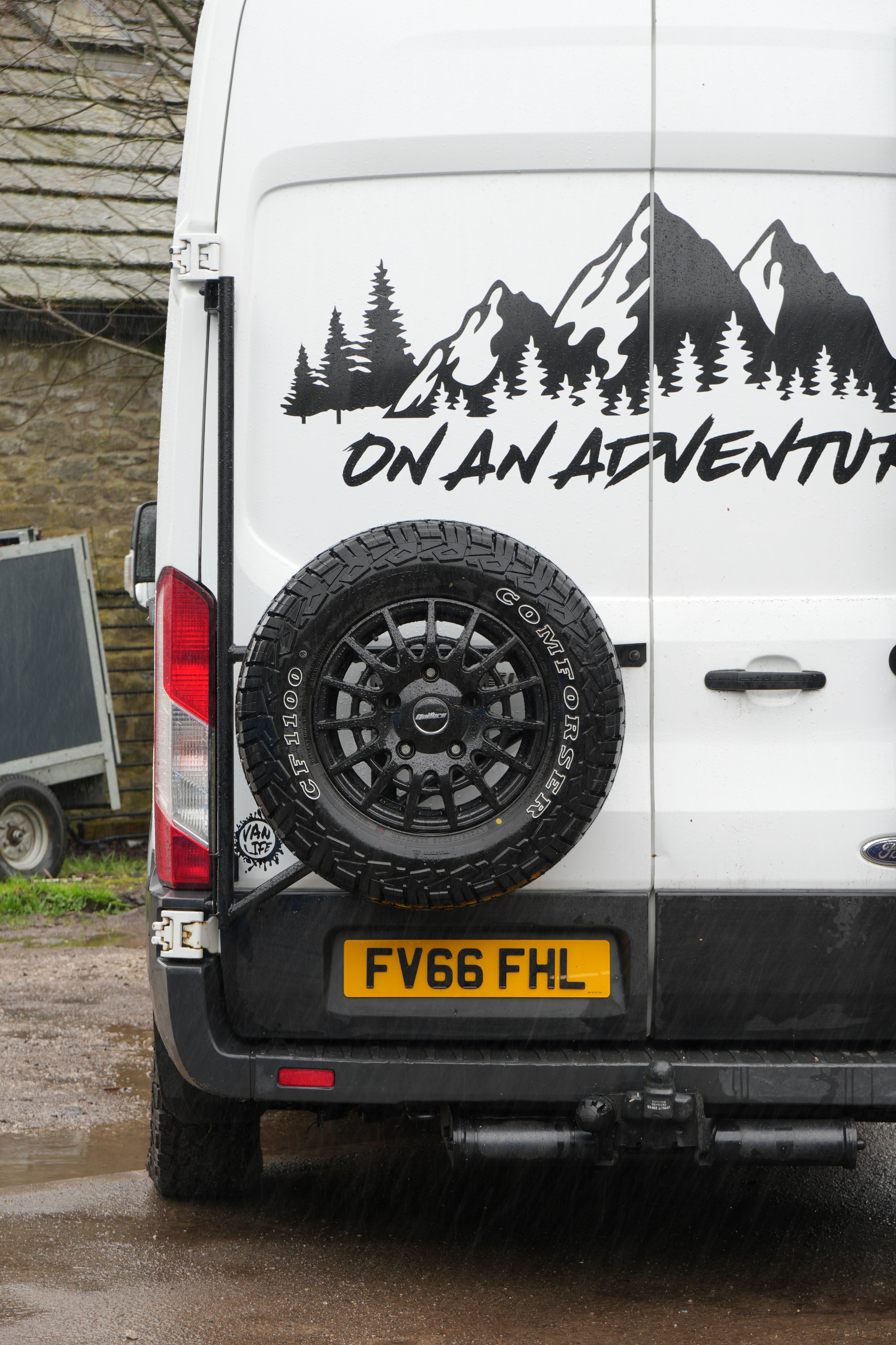 Spare wheel | tyre Carrier - Fits Transit MK8 & MK9