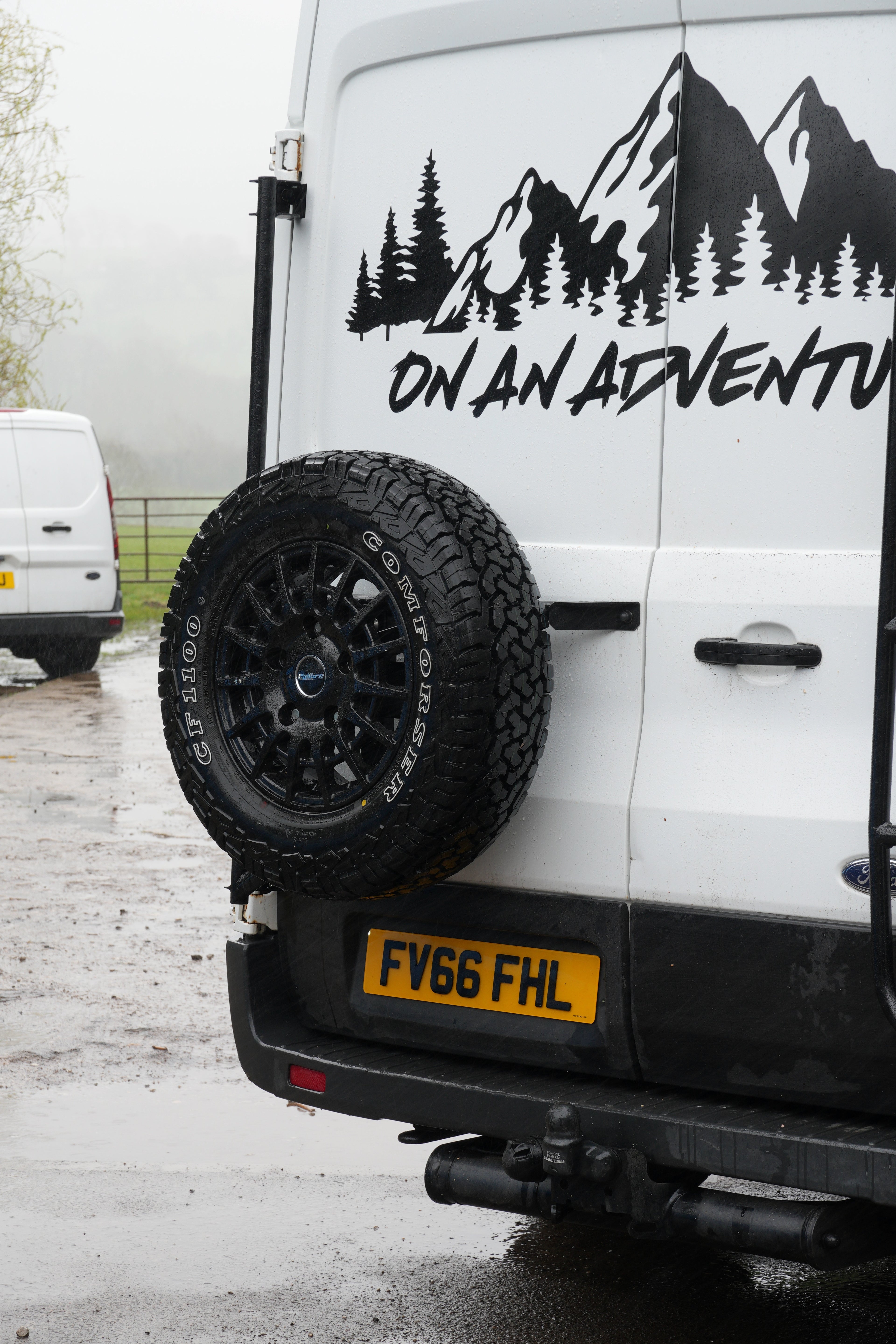 Spare wheel | tyre Carrier - Fits Transit MK8 & MK9