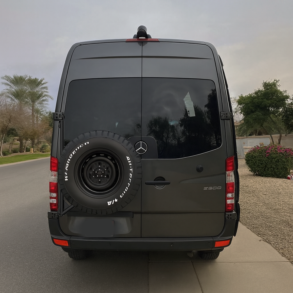 Clearance – Spare Wheel Carrier (Pre-Galvanised) – Sprinter 906 / Crafter / Hymer