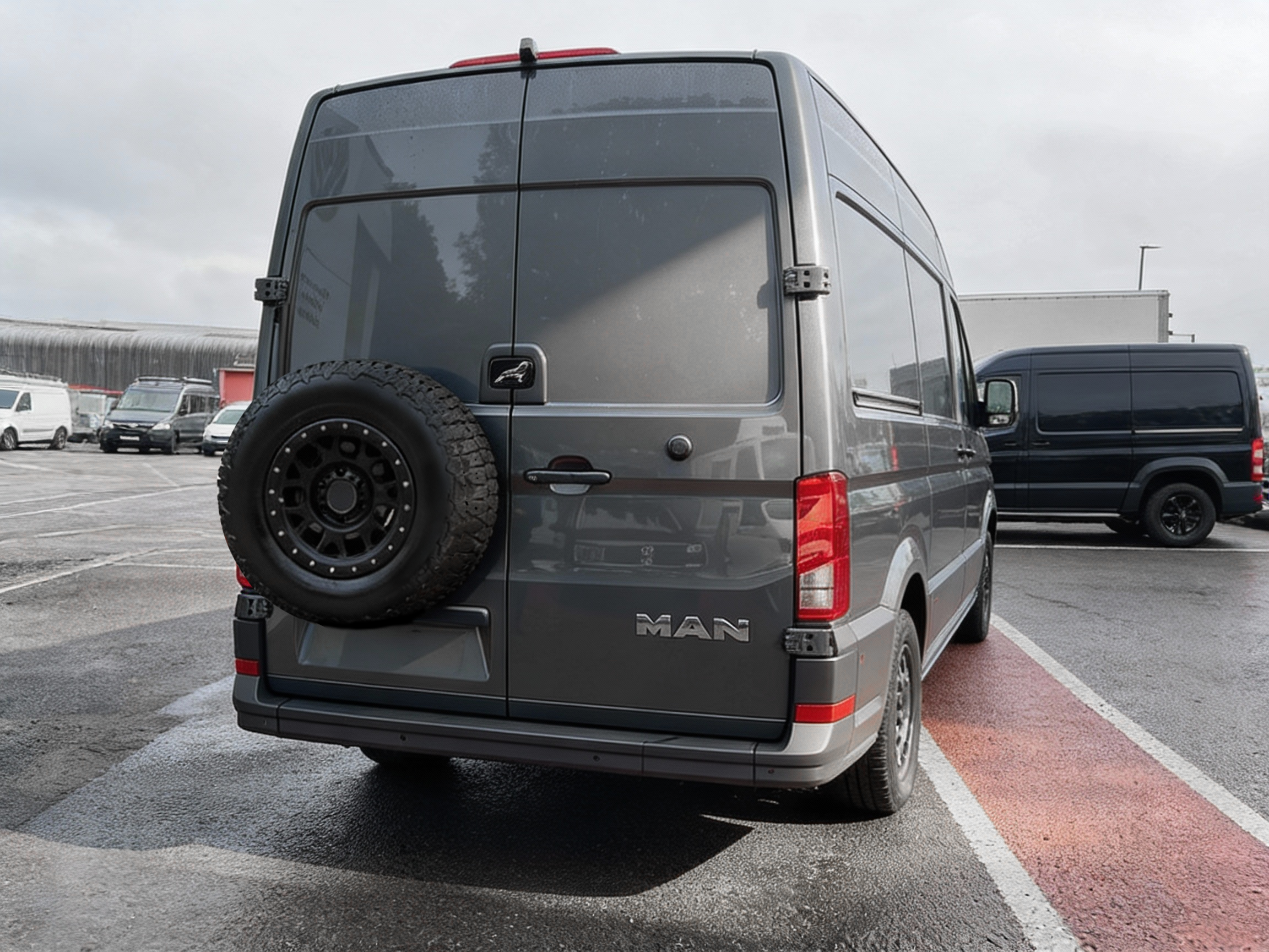 Spare Wheel Carrier - Fits VW Crafter, Man TGE